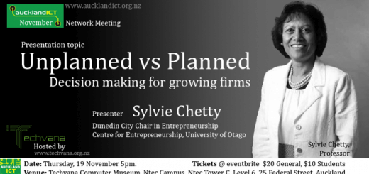 Sylvie Chetty Auckland ICT event on Social Media